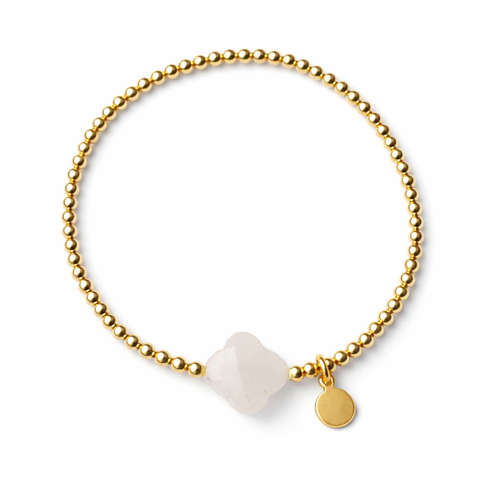 Symbols Clover Bracelet White Opal