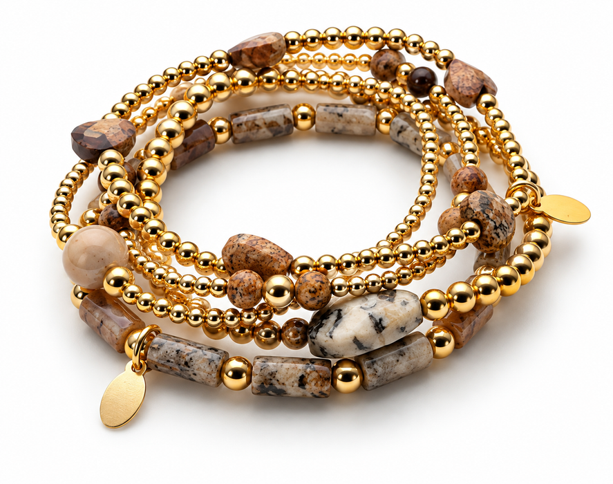 Symbols Heart Bracelet Picture Jasper