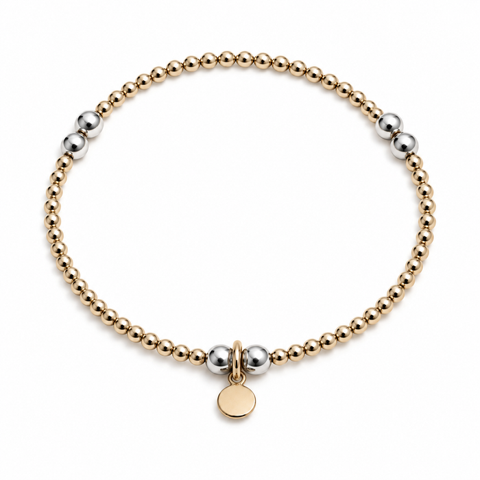 Essential Bicolor Beads Bracelet 2.5 mm