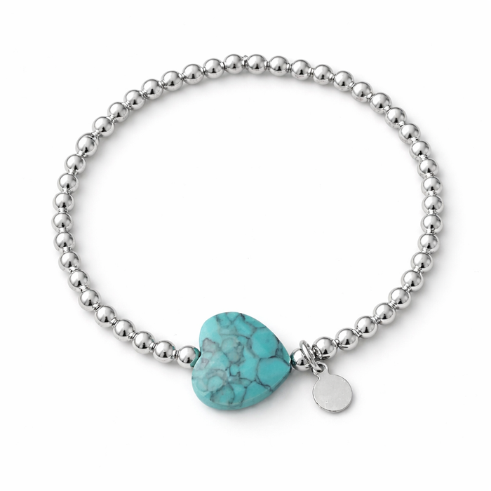 Symbols Heart Bracelet Turquoise