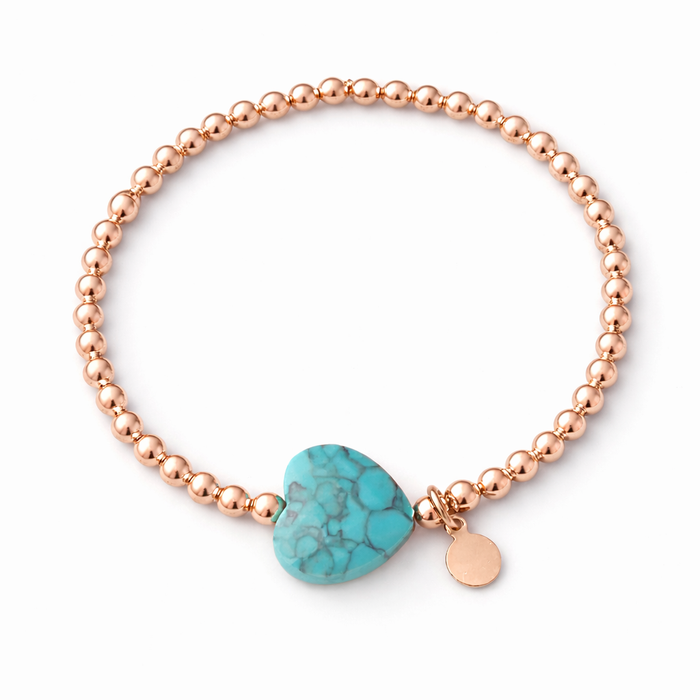 Symbols Heart Bracelet Turquoise