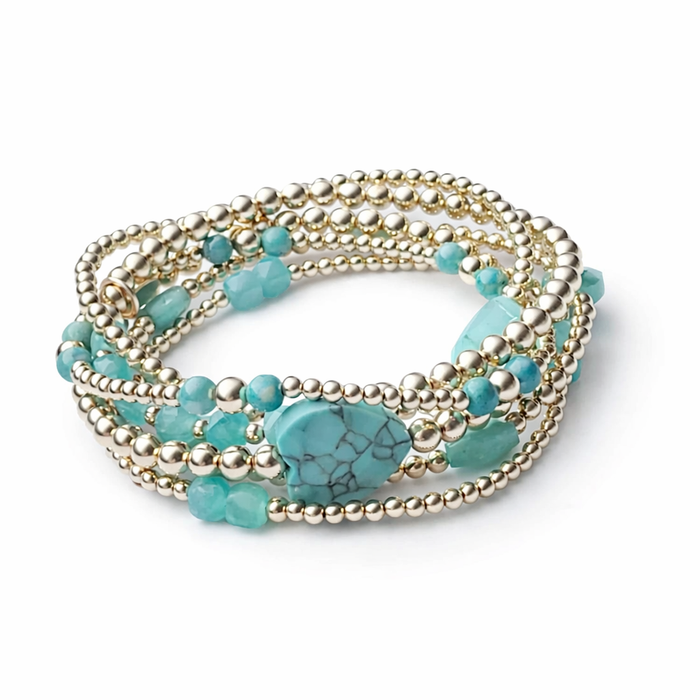 Essential Amazonite Statement Bracelet