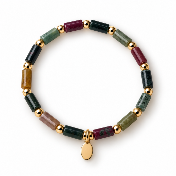 Essential Agate  Bar Statement Bracelet