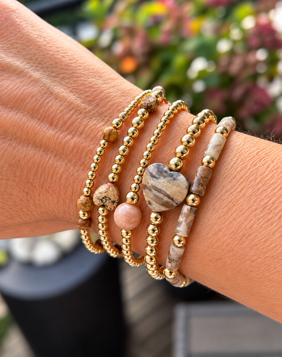 Symbols Heart Bracelet Picture Jasper