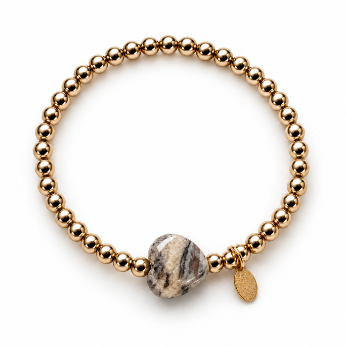 Symbols Heart Bracelet Picture Jasper