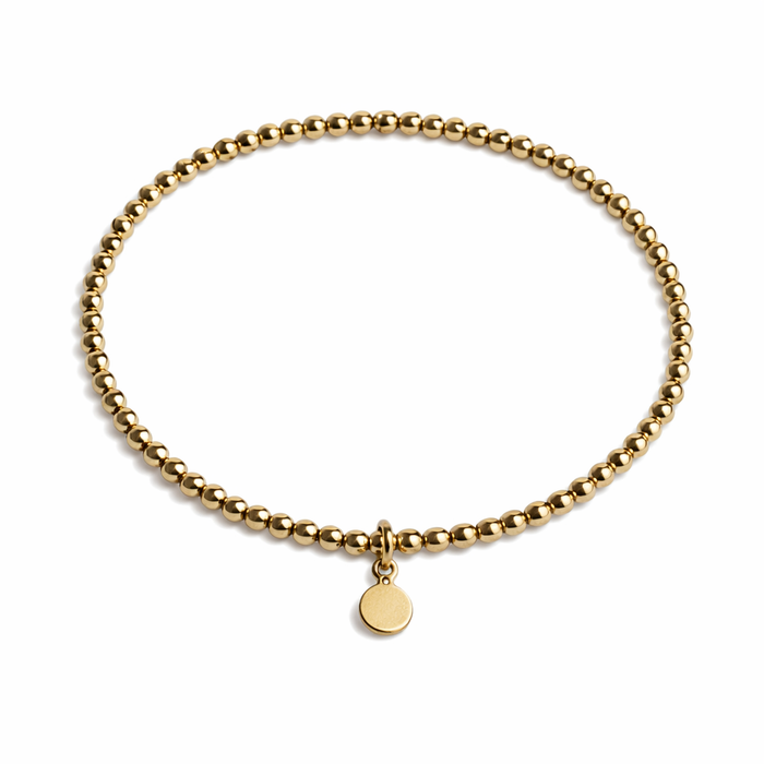 Essential Gold Beads Bracelet 3 mm