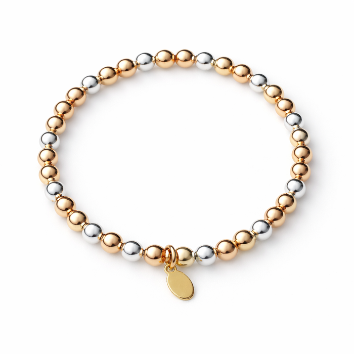 Essential Tricolor Beads Bracelet 5 mm