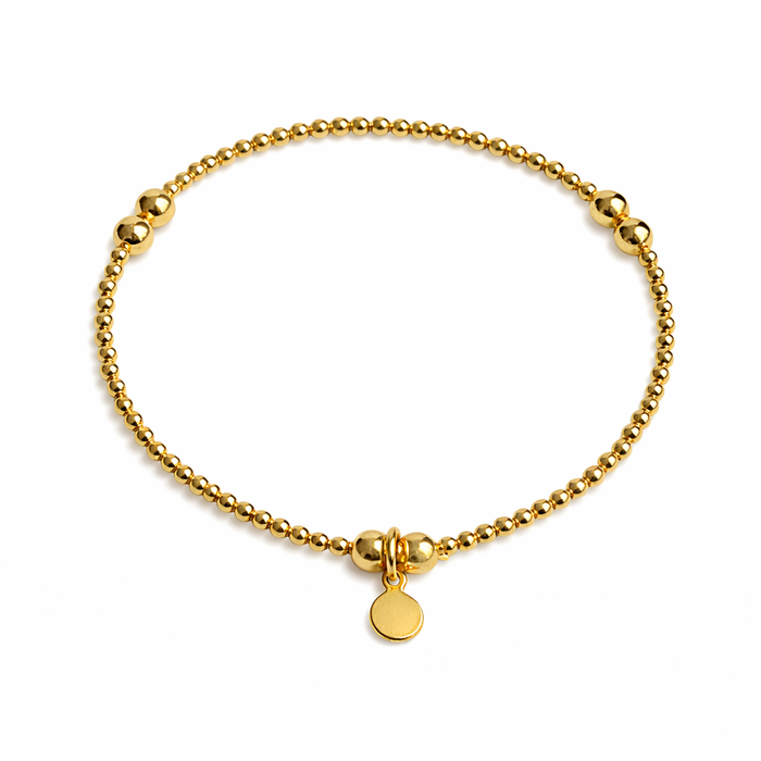 Essential Gold Beads Bracelet 2.5 mm