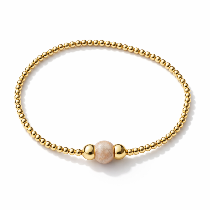 Essential Single Moonstone Bracelet