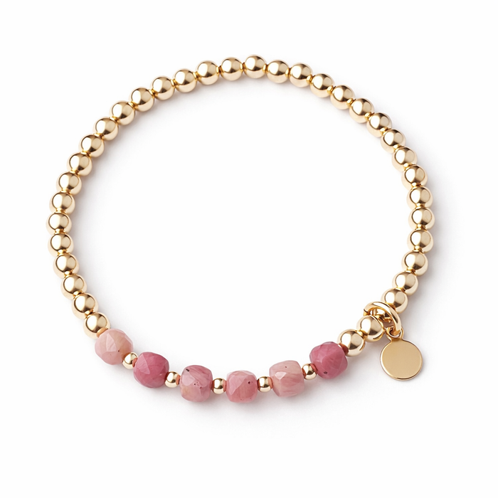 Essential Rodochrosite Statement Bracelet