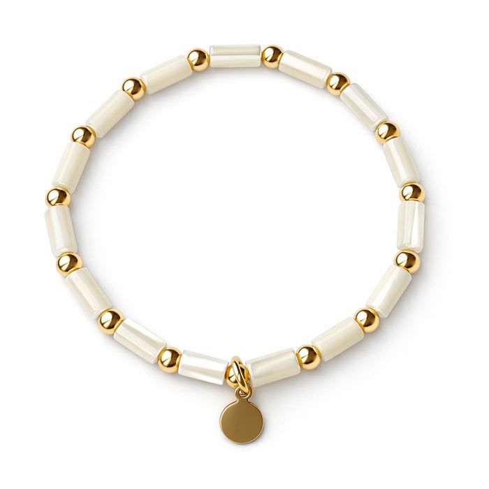 Essential Pearl  Bar Statement Bracelet